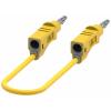 Electro PJP 2110-CD1-100J měřicí kabel banánková zástrčka banánková zástrčka 1.00 m žlutá 1 ks