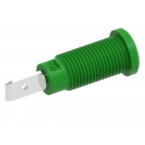 Electro PJP 228-2-I-CD1-V bezpečnostní vestavná zásuvka 4 mm zelená 1 ks
