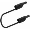 Electro PJP 240-IEC-CD1-100N měřicí kabel lamelová zástrčka 2 mm lamelová zástrčka 2 mm 1.00 m černá 1 ks