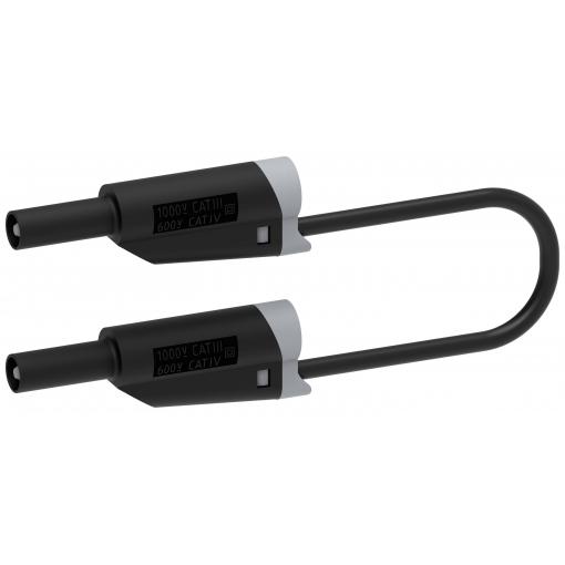 Electro PJP 2717-IEC-CD1-100N měřicí kabel lamelová zástrčka 4 mm lamelová zástrčka 4 mm 1.00 m černá 1 ks