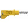 Electro PJP 2217/600V-CD1-50J měřicí kabel banánková zástrčka banánková zástrčka 0.50 m žlutá 1 ks