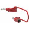 Electro PJP 2217/600V-CD1-50R měřicí kabel banánková zástrčka banánková zástrčka 0.50 m červená 1 ks