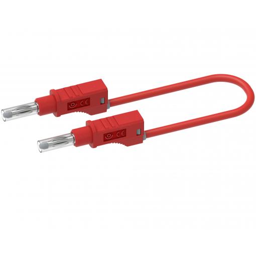 Electro PJP 2217/600V-CD1-200R měřicí kabel banánková zástrčka banánková zástrčka 2.00 m červená 1 ks