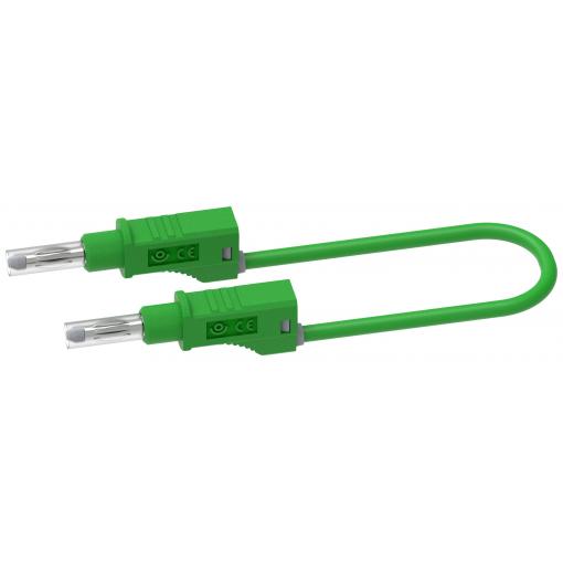 Electro PJP 2217/600V-CD1-200V měřicí kabel banánková zástrčka banánková zástrčka 2.00 m zelená 1 ks