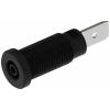 Electro PJP 228-2-I-CD1-N bezpečnostní vestavná zásuvka 4 mm černá 1 ks