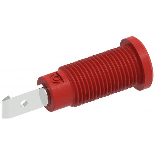 Electro PJP 228-2-I-CD1-R bezpečnostní vestavná zásuvka 4 mm červená 1 ks