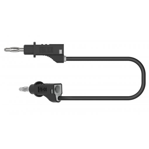 Electro PJP 2117-CD1-200N měřicí kabel banánková zástrčka banánková zástrčka 2.00 m černá 1 ks