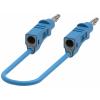 Electro PJP 2117-CD1-200Bl měřicí kabel banánková zástrčka banánková zástrčka 2.00 m modrá 1 ks
