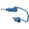 Electro PJP 2217/600V-CD1-100Bl měřicí kabel banánková zástrčka banánková zástrčka 1.00 m modrá 1 ks