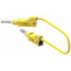 Electro PJP 2217/600V-CD1-100J měřicí kabel banánková zástrčka banánková zástrčka 1.00 m žlutá 1 ks