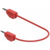 Electro PJP 214-CD1-50R měřicí kabel banánková zástrčka banánková zástrčka 0.50 m červená 1 ks