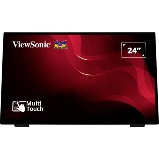 Viewsonic TD2465 dotykový monitor Energetická třída (EEK2021): D (A - G) 60.5 cm (23.8 palec) 1920 x 1080 Pixel 16:9 7 ms HDMI™, DisplayPort, USB,
