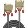LINDY DVI kabel DVI-D 24+1pol. Zástrčka, DVI-D 24+1pol. Zástrčka 10.00 m zlatá 36206 DVI kabel