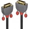 LINDY DVI kabel DVI-D 24+1pol. Zástrčka, DVI-D 24+1pol. Zástrčka 15.00 m černá 36227 DVI kabel