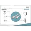 Digitus DK-1644-300 RJ45 síťové kabely, propojovací kabely CAT 6 S/FTP 30.00 m šedá 1 ks