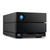 LaCie 2big Dock v2, 2big Dock, 20 TB, pole pevných disků, Thunderbolt 4, DisplayPort, USB 3.2 (Gen 2) , černá, STLG20000400