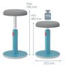 Leitz židle pro sezení/stání Ergo Cosy modrá 65180061