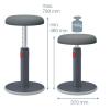 Leitz židle pro sezení/stání Ergo Cosy šedá 65180089