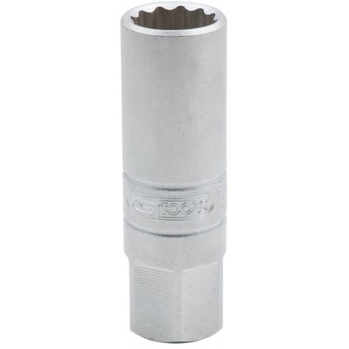 KS Tools 911.3990 3/8 speciální nástrčná hlavice na zapalovací svíčky, tenkostěnná, 14 mm