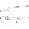 Očkový klíč s ochrannou izolací, lomený, 18 mm KS Tools 117.1318