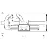 KS Tools svěrák, 914.0031, Rozpětí (max.): 120 mm