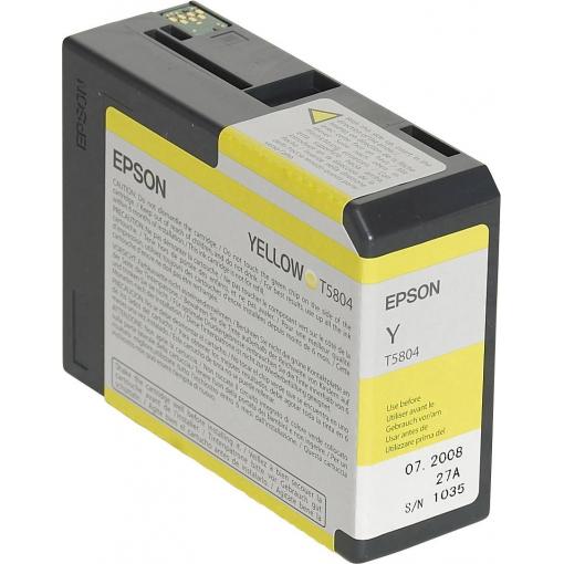 Epson Ink T5804 originál žlutá C 13 T 580400