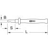 Odizolovací nůž s ochrannou izolací, 185 mm KS Tools 117.1305