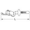 Odizolovací kleště s ochrannou izolací, 240 mm KS Tools 117.3901