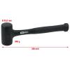 KS Tools 140.5255 Bezodskokové měkké kladivo, 645 g