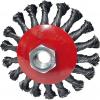KS Tools 340.0048 Kartáč kuželového tvaru s ocelovým drátem 0,5 mm, Ø 100 mm