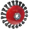 KS Tools 340.0049 Kartáč kuželového tvaru s ocelovým drátem 0,5 mm, Ø 115 mm