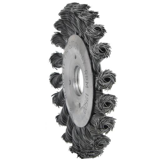 KS Tools 340.0042 Kartáč z ocelového drátu 0,5 mm, Ø 115 mm