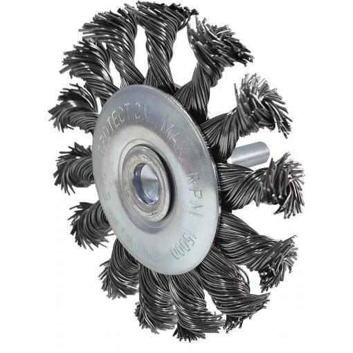 KS Tools 340.0039 Kartáč z ocelového drátu 0,5 mm, Ø 75 mm