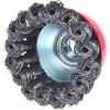 KS Tools 340.0022 Ocelový kartáč 0,5 mm, Ø 65 mm