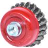 KS Tools 340.0024 Ocelový kartáč 0,5 mm, Ø 90 mm
