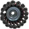 KS Tools 340.0024 Ocelový kartáč 0,5 mm, Ø 90 mm