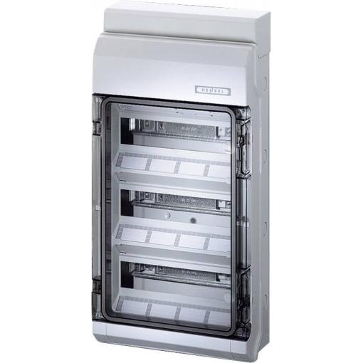Hensel 6100004 KV 9336 malý rozváděč na omítku Počet modulů (šířka) = 36 Počet řádků = 3 Obsah 1 ks