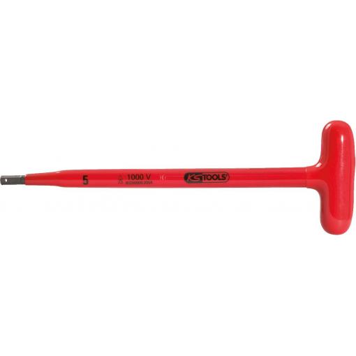 Inbusový klíč s T rukojetí a ochrannou izolací, 5 x 250 mm KS Tools 117.1681