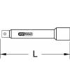 Prodloužení 3/8 s ochrannou izolací a aretací šroubů, 125 mm KS Tools 117.3823