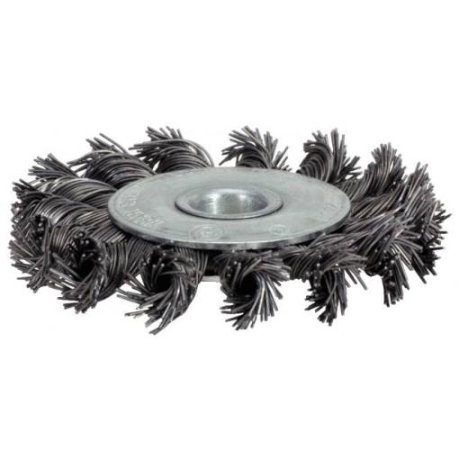 KS Tools 340.0045 Nerezový kartáč s ocelovým drátem 0,5 mm, Ø 100 mm