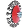 KS Tools 340.0051 Nerezový kartáč kuželového tvaru, ocelový drát, 0,5 mm, Ø 115 mm
