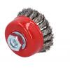 KS Tools 340.0026 Nerezový ocelový hrncový kartáč 0,5 mm, Ø 75 mm