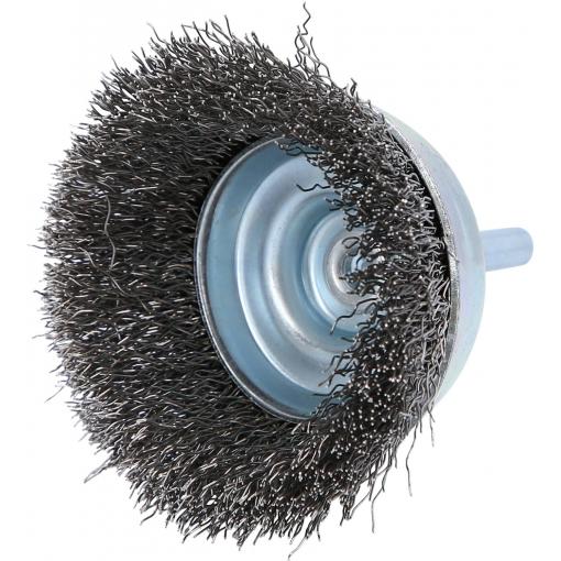 KS Tools 340.0013 Nerezový ocelový kartáč 0,3 mm, Ø 65mm