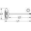 KS Tools 158.8056 Inbusový klíč s T rukojetí Torx dlouhý, T30