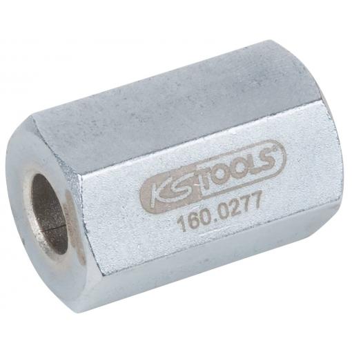 KS Tools 160.0277 Matice, vnější šestihran 19 mm, vnitřní průměr 6 mm