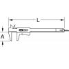 KS Tools 300.0510 NEW-50293 kapesní posuvné měřítko