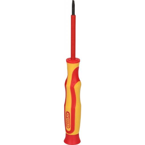 Přesný šroubovák s ochrannou izolací pro šrouby s drážkou, 3,0 mm KS Tools 500.6142
