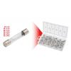 KS Tools 970.0270 970.0270 sada trubičkových pojistek 5 A, 10 A, 15 A, 20 A, 25 A, 30 A T pomalá Množství 120 díly