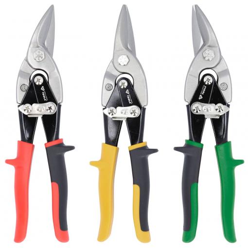 Brilliant Tools Sada pákové nůžky na plech, 3 ks BT067200
