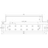 DEHN 472021 ES 2X6 ASB11 STTZN Zemnící lišta 1 ks